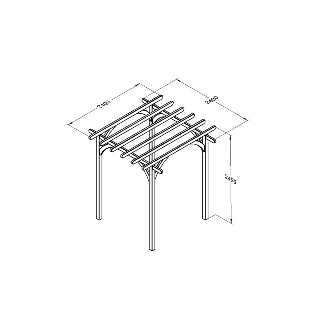 Forest Ultima Pergola 2.4 x 2.4m