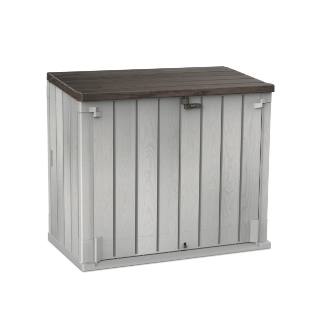 Forest Extra Large Garden Storage Unit/Bin Store 1200 Litre Grey