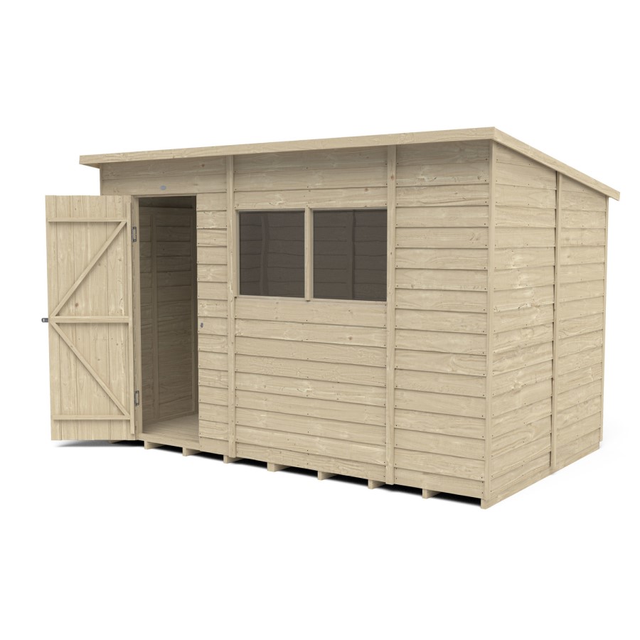 Wooden Garden Shed 10 x 6ft - Forest