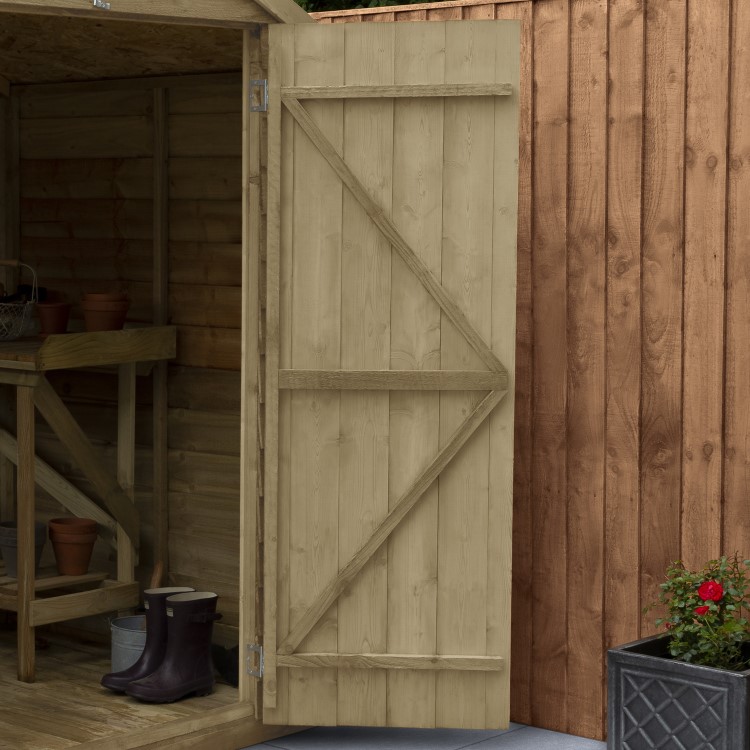 Wooden Garden Shed 6 x 3ft - Forest