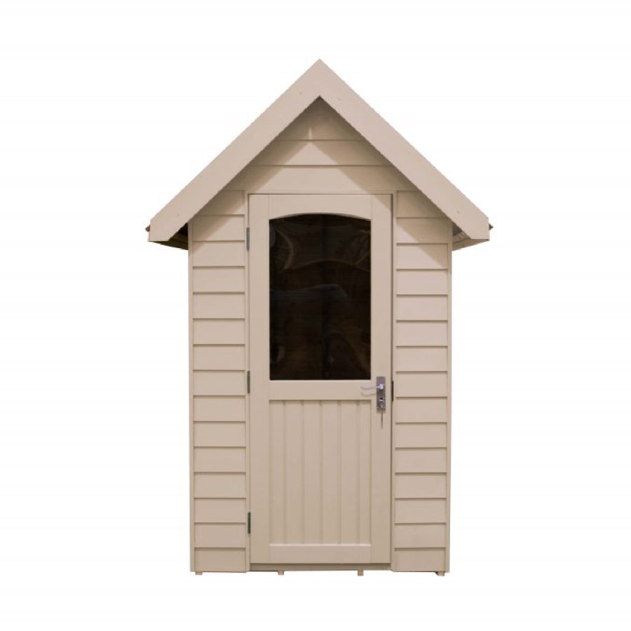 6 x 4ft Forest Retreat Cream Painted Shed