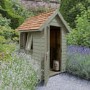 6 x 4ft Forest Retreat Moss Green Painted Shed