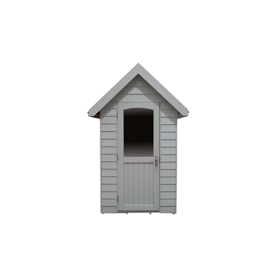 6 x 4ft Forest Retreat Pebble Grey Painted Shed