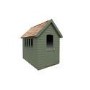 8 x 5ft Forest Retreat Moss Green Painted Shed