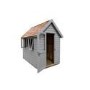 8 x 5ft Forest Retreat Pebble Grey Painted Shed