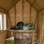 8 x 5ft Forest Retreat Pebble Grey Painted Shed