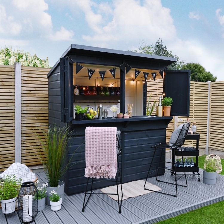 Forest 6 x 3ft Shiplap Pent Garden Bar