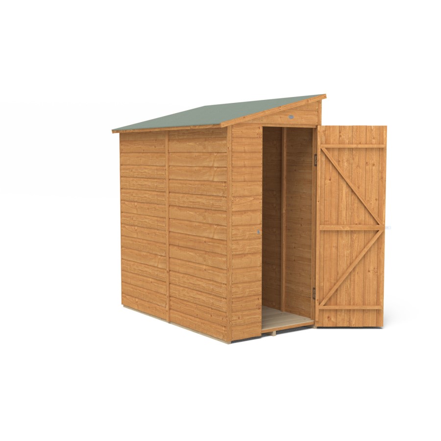 Forest Shiplap Dip Treated Pent Shed 6 x 3ft