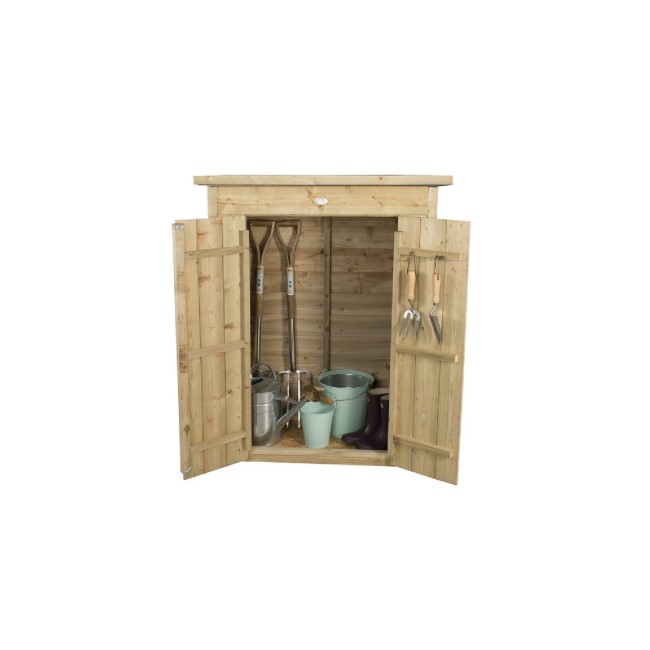 Forest Pressure Treated Pent Wooden Garden Storage 4 x 3ft