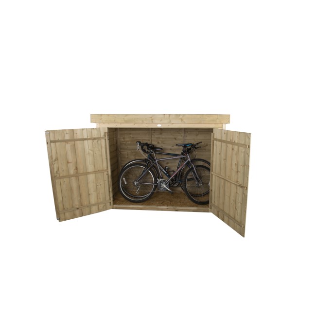 Forest Pressure Treated Pent Large Wooden Garden Storage 4 x 6ft