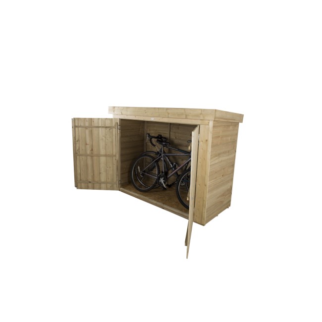 Forest Pressure Treated Pent Large Wooden Garden Storage 4 x 6ft