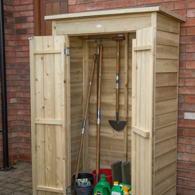 Forest Pressure Treated Pent Tall Wooden Garden Storage 5 x 3ft