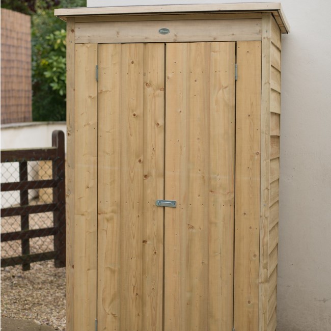 Forest Pressure Treated Pent Tall Wooden Garden Storage 5 x 3ft