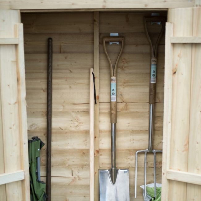 Forest Pressure Treated Pent Tall Wooden Garden Storage 5 x 3ft