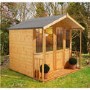 Forest 7 x 7ft Traditional Wooden Summerhouse - Installed