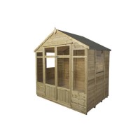 Forest Garden Oakley Overlap Summerhouse 7 x 5ft - Installed