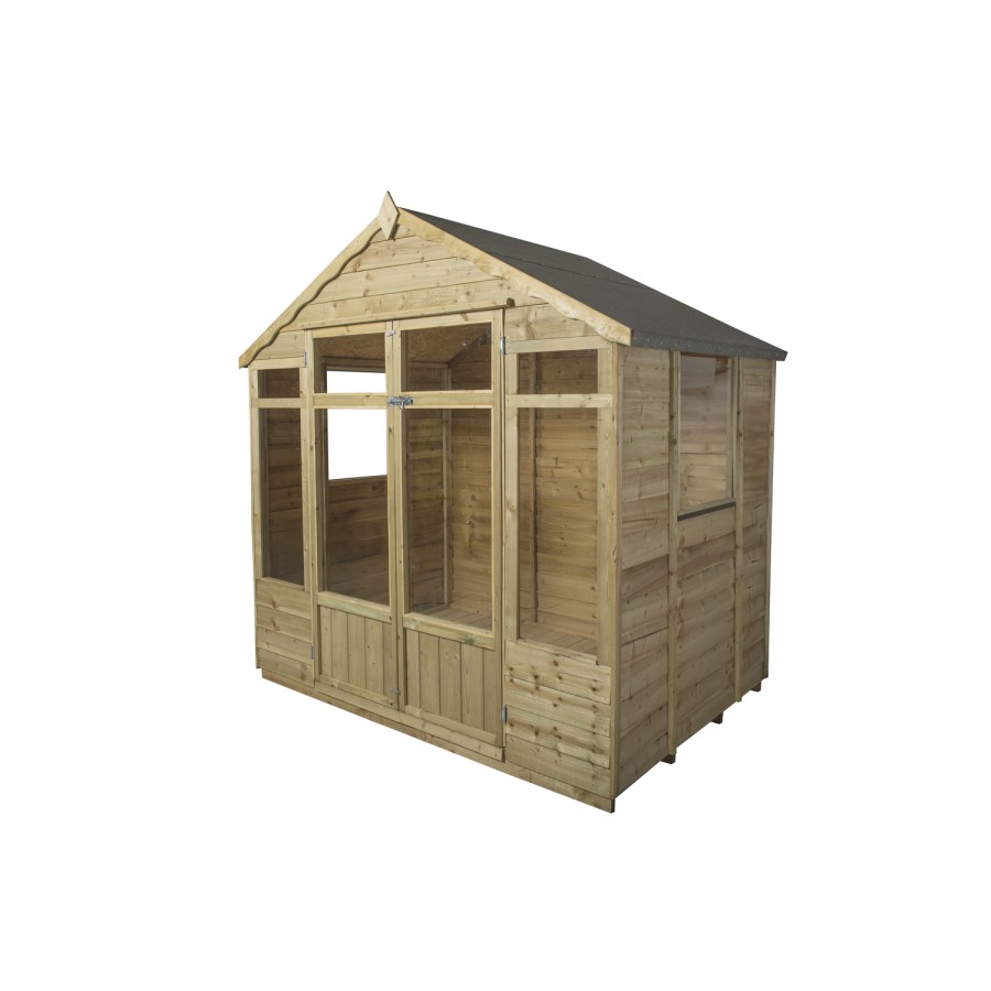 Forest Garden Oakley Overlap Summerhouse 7 x 5ft - Installed