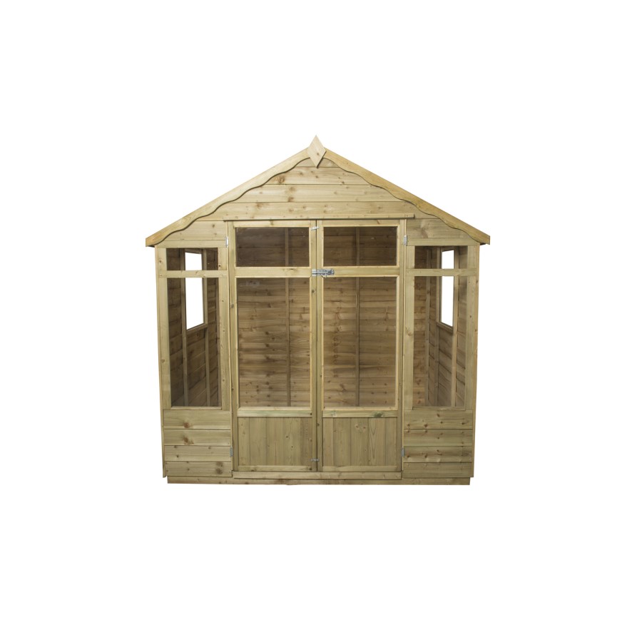 Forest Garden Oakley Overlap Summerhouse 7 x 5ft - Installed