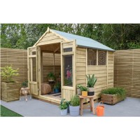 Forest 7 x 7ft Wooden Summerhouse - Installed