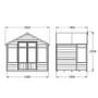 Forest Garden Oakley Overlap Summerhouse 8 x 6ft
