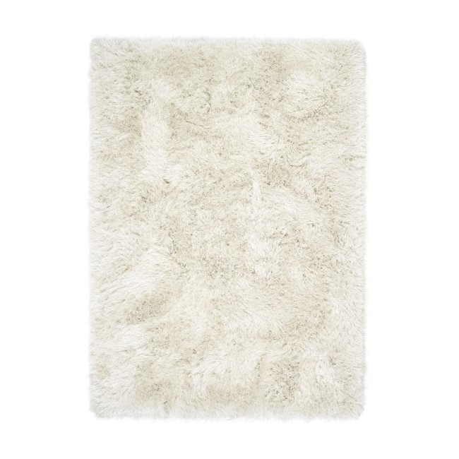 Medium Cream Shaggy Rug 120x170 Origins Furniture123