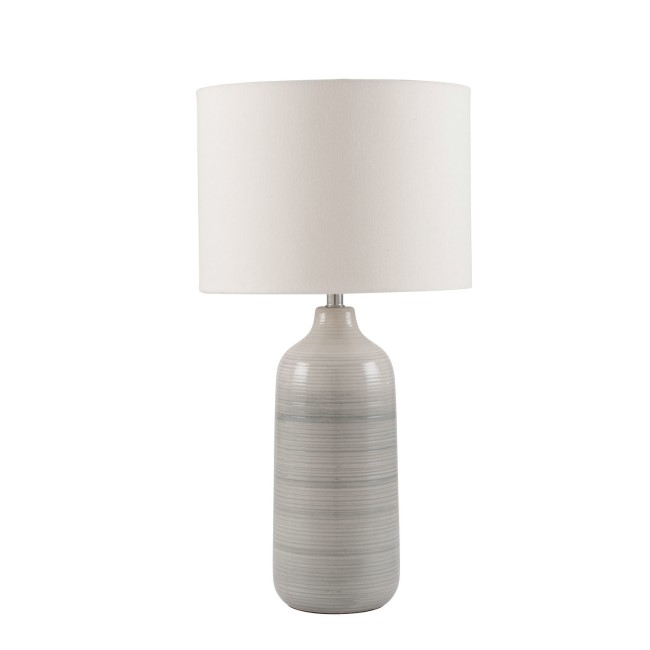 Blue and Grey Ombre Ceramic Table Lamp - Venus