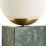 Green Marble Orb Table Lamp - Emile