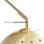 Brushed Brass and White Marble Floor Lamp - Feliciani
