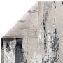 Black & Grey Rug with Marble Effect - 170 x 120 cm - Aurora