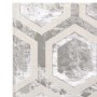 Silver Rug Rug with Hexagon Pattern - 120x170cm - Aurora