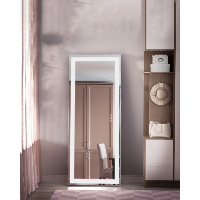 LED Full Length Mirror - Free Standing - Glamour