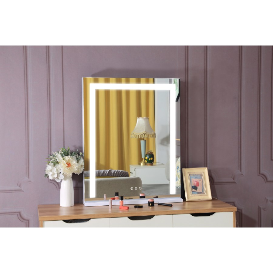Light Up Freestanding Makeup Mirror - Glamour