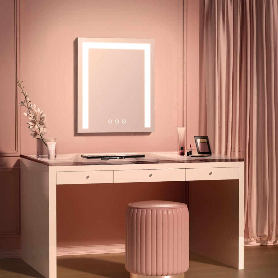 Light Up Freestanding Makeup Mirror - Glamour