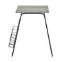 Grey Wash Side Table with Magazine Rack - Foster