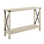 White Oak Console Table with Storage - Foster