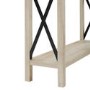 White Oak Console Table with Storage - Foster