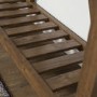 Walnut and Marble Console Table with Storage - Foster