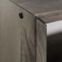 Solid Grey Wood Shoe Storage Bench - Foster