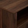 Walnut Corner TV Unit with Storage -  TVs up to 50" - Foster