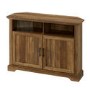 Reclaimed Wood Corner TV Unit with Storage - TVs up to 50" - Foster