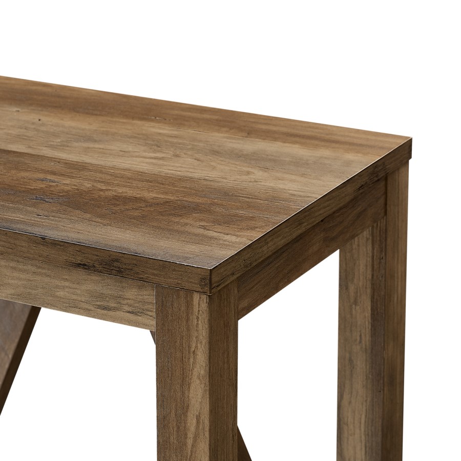 Rectangle Reclaimed Wood Side Table - Foster