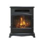 Black Freestanding Log Effect Electric Stove Fireplace Suite - Be Modern Elstow