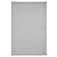 Large Grey Woven Indoor/Outdoor Rug - 160 x 230