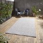 Large Grey Woven Indoor/Outdoor Rug - 160 x 230