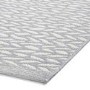 Large Grey Woven Indoor/Outdoor Rug - 160 x 230