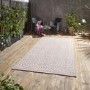 Large Pink Woven Indoor/Outdoor Rug - 160 x 220 