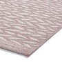 Large Pink Woven Indoor/Outdoor Rug - 160 x 220 