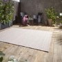 Large Pink Woven Indoor/Outdoor Rug - 160 x 220 