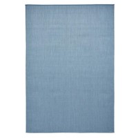 Large Blue Jute Indoor/Outdoor Rug - 160 x 230 