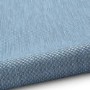 Large Blue Jute Indoor/Outdoor Rug - 160 x 230 